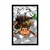 Plakat vesela opica - 60x90 silver