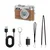 INF Mini digitalna kamera 2K, prava 5MP leča, Type-C polnjenje Brown, (5000298761)