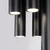 Sollux SL.1467 - Spot svetiljka LAGOS 5xGU10/10W/230V crna