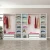 Hanah home Ormar Kale 315x210x52cm Belo-Crni