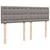 Vidaxl Box spring postelja z vzmetnico taupe 140x200 cm blago