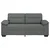 Vidaxl Dvosed temno siv 180x81x84 cm blago