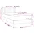 Vidaxl Box spring postelja z vzmetnico temno siva 100x200 cm blago