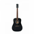 JET JD-255 ACOUSTIC GUITAR BLK