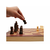 Verkgroup 3v1 lesena šahovnica backgammon in dama 30x30cm lesene figure