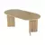 Hanah Home Trpezarijski sto Sablin, 180 x 90 x 75 cm, Boja hrasta