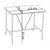 Hanah Home Set barskih stolova i stolica, 110 x 70 x 92 cm, 5 delova, Krem