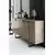 Hanah Home Luxe Komoda, Braon-Crna