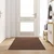 Vidaxl Doormat Rjava in črna 120 x 250 cm 100% poliamid