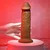 Evolved – Girthy Vibrating Dong 17 cm - Rjava