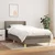 Vidaxl Box spring postelja z vzmetnico taupe 90x190 cm blago