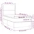 Krevet box spring s madracem LED plavi 90x200 cm od tkanine