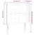 Vidaxl LED posteljno vzglavje temno sivo 83x16x118/128 cm blago