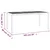 Vidaxl Vrtna miza antracitna 165x80x72 cm jeklo