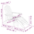 Vrtne stolice Adirondack s osloncima za noge 2 kom HDPE plave