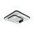 Brilagi - LED prigušiva stropno svetlo UNITY LED/75W/230V + 1xGU10/3W bela/crna +DO