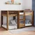 Vidaxl Posteljni okvir Star les 75 x 190 cm Konstruiran les