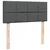 Vidaxl Box spring postelja z vzmetnico temno siva 120x200 cm blago