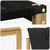 Set vanjskih sofa s jastukom 5 pcs Bijela i crna