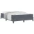 Vidaxl Postelja boxspring z vzmetnico Temno siva 140 x 200 cm Žamet