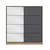 Hanah home Ormar Kale 180x210x52cm Bež-Antracit