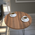 HANAH HOME Pomoćni stočić Sandalf Walnut