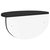 Polica na zidu 2 pcs Crna 38 x 19 x 19 cm Konstruirano drvo