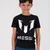 MESSI Logo majica kratak rukav za dečake, crna