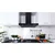 Berdsen Kuhinjska napa BE-90S črne barve, 90 cm