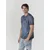 KOROSHI Majica marine/moder denim/pastelno modra/vinsko rdeča