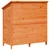 Vidaxl Vrtno skladišče Rjava 106,5 x 56 x 113,5 cm Trdna smreka
