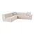 Atelier del Sofa Ugaona garnitura 240x70x265cm Svetlobraon
