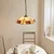Endon 112197 - Luster na lancu Tiffany INGRAM 1xE27/60W/230V prečnik 45 cm