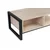 Hanah Home Klub sto Haldizen, 105x40x55 cm, Bež
