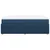Vidaxl Box spring postelja z vzmetnico modra 140x200 cm blago