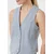 comma casual identity Telovnik  moder denim / bela