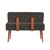 Hanah Home Trpezarijska klupa Vina 1053 110x85x36cm Orah