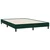 Vidaxl Box spring postelja z vzmetnico temno zelena 160x220 cm žamet