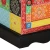 vidaXL Nočna omarica Multicolor 40x35x45 cm Masivni les Mango