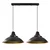 Opviq Luster Saglam-3733, 62x30 cm 2xE27