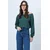 Trend Alacati Stili Ženska bluza Alc-X14393, Zelena