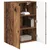 TV zidni ormar Staro drvo 59,5 x 31 x 80 cm Konstruirano drvo