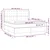 Vidaxl Box spring postelja z vzmetnico temno siva 160x200 cm žamet