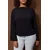 Trendyol Curve Ženska bluza Tbbaw26Af00103, Crna