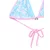 Cropp - Bikini top Cinnamoroll - bledoplavo