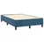 Vidaxl Box spring postelja z vzmetnico temno moder 120x190 cm žamet