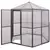 Staklenik od aluminija 240 x 211 x 232 cm