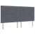 vidaXL vidaXL Postelja Temno Siva 200x200 cm Velvet, (22049389)