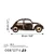 Wallity Zidna dekoracija Car 18, 50x20x1.5 cm, Šarena