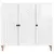 Kreveta Bijela visokog sjaja 89 x 34,5 x 80 cm